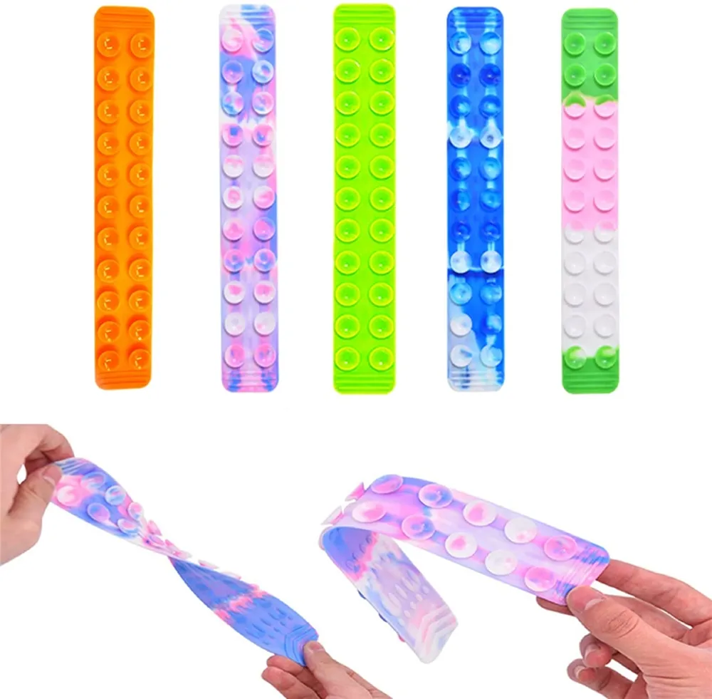 Sensory Sticky Toys Bar Shaped Suction Cup Toy
