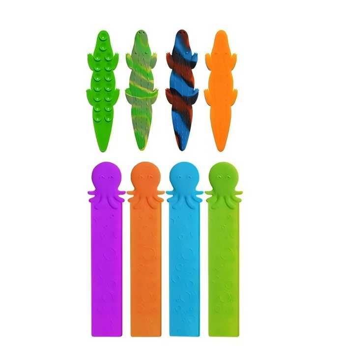 Alligator Slap POP Toy Sensory Sticky Toys Bar Shaped Suction Cup Toy