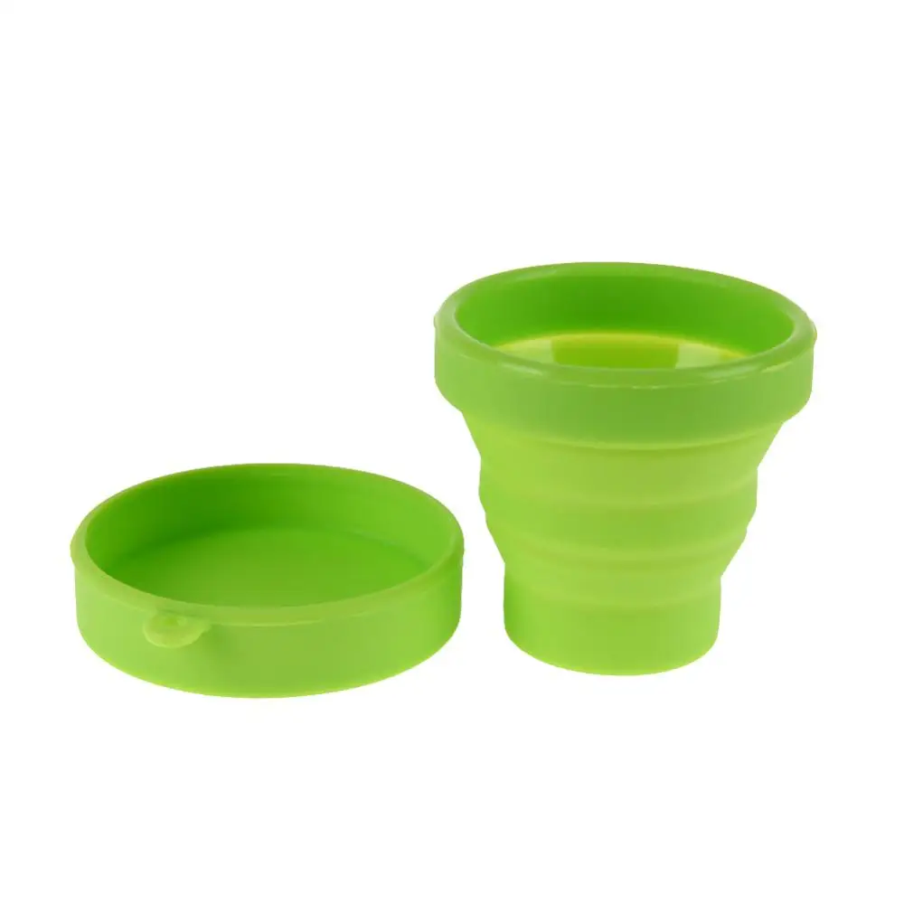 Silicone Folding Camping Cup Silicone Foldable Cup Custom logo