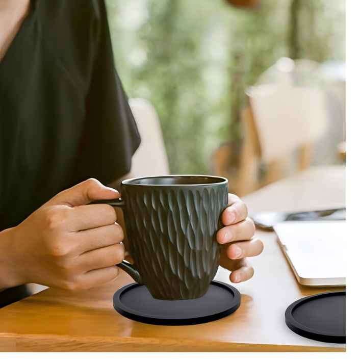 Round Mugs Coasters Coffee Pads Beer Bar Mat