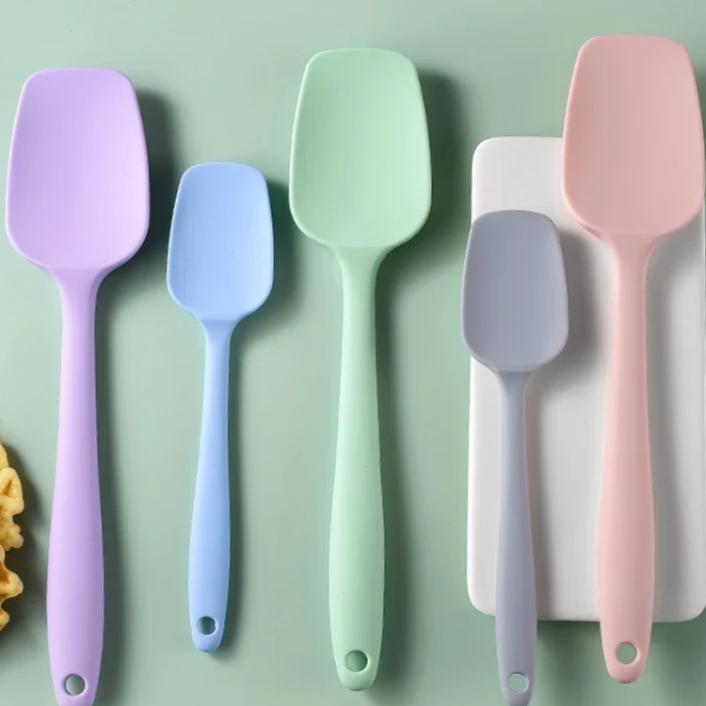 Kitchen Spatula Turner Silicone Cooking Utensils Kitchen Nonstick Cookware